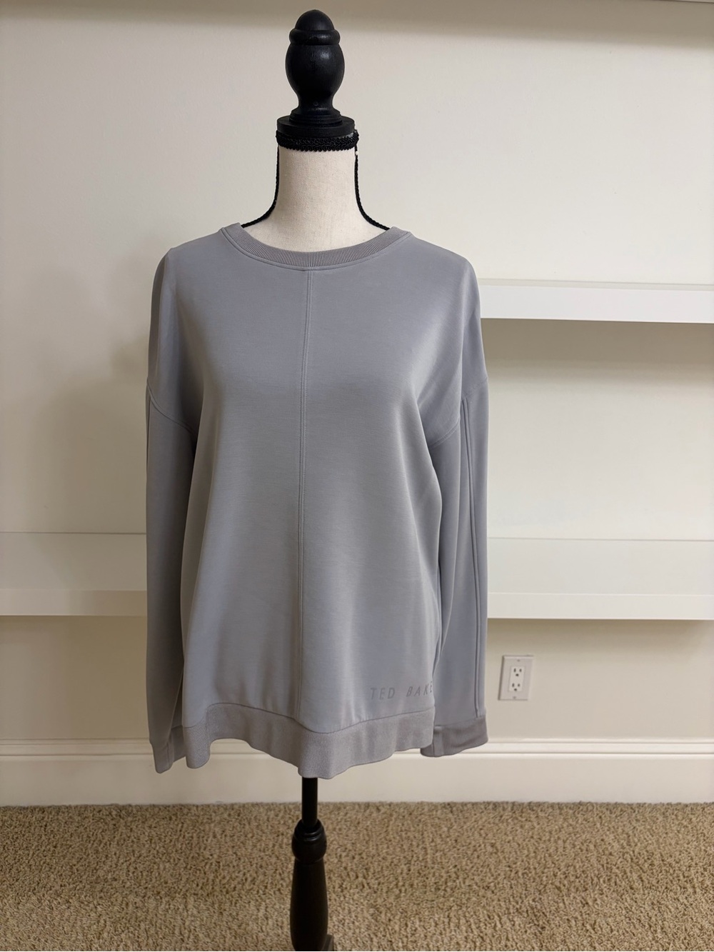 Ted Baker Gray Crewneck Pullover